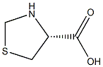 (R)-噻唑烷-4-甲酸 结构式