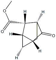 (1R,2S,3S,4S,6R)-5-氧代三环[2.2.1.02,6]庚烷-3-甲酸甲酯 结构式