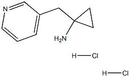 1-(Pyridin-3-ylmethyl)cyclopropanamine dihydrochloride 结构式