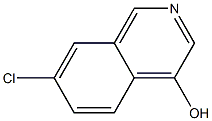 7-chloroisoquinolin-4-ol 结构式