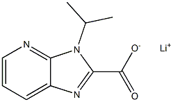 Lithium 3-isopropyl-3H-imidazo[4,5-b]pyridine-2-carboxylate 结构式