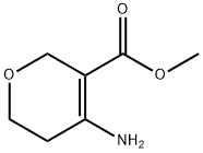 METHYL 4-AMINO-5,6-DIHYDRO-2H-PYRAN-3-CARBOXYLATE 结构式