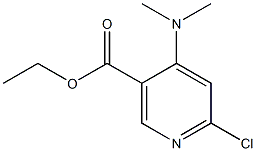 乙基 6-氯-4-(二甲氨基)尼古丁酯 结构式