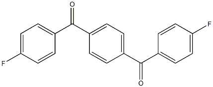 1,4-双(4-氟苯甲酰)苯 结构式