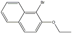 2-乙氧基-1-溴萘 结构式