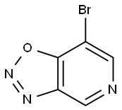 7-Bromo-[1,2,3]oxadiazolo[4,5-c]pyridine 结构式