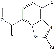 2,4-Dichlorobenzothiazole-7-carboxylic acid methyl ester 结构式