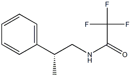 (R)-2,2,2-trifluoro-N-(2-phenylpropyl)acetamide 结构式