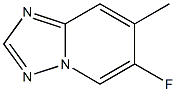 6-氟-7-甲基-[1,2,4]三唑并[1,5-A]吡啶 结构式