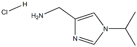(1-Isopropyl-1H-imidazol-4-yl)methanamine hydrochloride 结构式