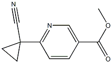 METHYL 6-(1-CYANOCYCLOPROPYL)NICOTINATE 结构式