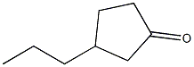 3-propylcyclopentanone 结构式