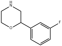 2-(3-氟苯基)吗啉 结构式