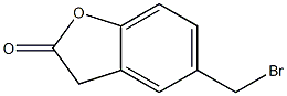 5-溴-2,3-二氢-苯并呋喃-2-酮 结构式