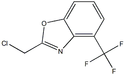 2-Chloromethyl-4-trifluoromethyl-benzooxazole 结构式