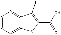 3-Iodo-thieno[3,2-b]pyridine-2-carboxylic acid 结构式