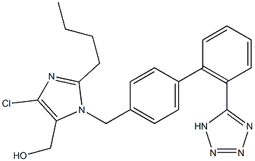 氯沙坦EP杂质 结构式