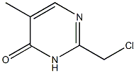 2-(chloromethyl)-5-methylpyrimidin-4(3H)-one 结构式