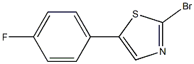 2-bromo-5-(4-fluorophenyl)thiazole 结构式