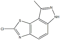 2-chloro-8-methyl-6H-thiazolo[5,4-e]indazole 结构式