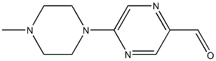 5-(4-methylpiperazin-1-yl)pyrazine-2-carbaldehyde 结构式