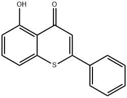 5-hydroxy-2-phenyl-4H-thiochromen-4-one 结构式