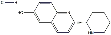 (S)-2-(piperidin-2-yl)quinolin-6-ol hydrochloride 结构式