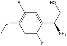 (S)-2-amino-2-(2,5-difluoro-4-methoxyphenyl)ethanol 结构式