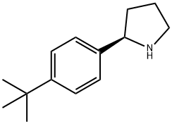 (2R)-2-[4-(TERT-BUTYL)PHENYL]PYRROLIDINE 结构式