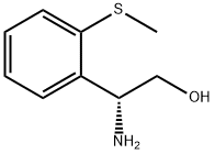 (2R)-2-AMINO-2-(2-METHYLTHIOPHENYL)ETHAN-1-OL 结构式