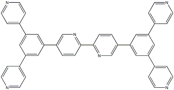 5,5'-双(3,5-二(4-吡啶基)苯)-2,2'-联吡啶 结构式