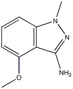 4-Methoxy-1-methyl-1H-indazol-3-ylamine 结构式