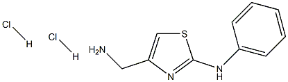 (4-Aminomethyl-thiazol-2-yl)-phenyl-amine dihydrochloride 结构式