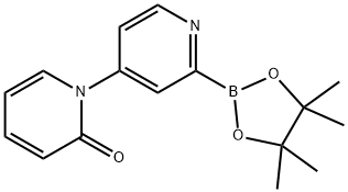 2'-(4,4,5,5-tetramethyl-1,3,2-dioxaborolan-2-yl)-2H-[1,4'-bipyridin]-2-one 结构式