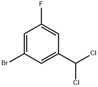 1-溴-3-(二氯甲基)-5-氟苯 结构式