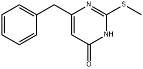6-苄基-2-(甲硫基)嘧啶-4-醇 结构式