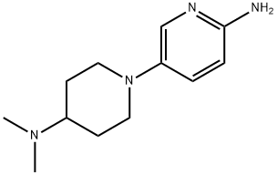 5-(4-(二甲氨基)哌啶-1-基)吡啶-2-胺 结构式