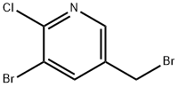 3-溴-5-(溴甲基)-2-氯吡啶 结构式