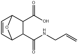 3-(allylcarbamoyl)-7-oxabicyclo[2.2.1]hept-5-ene-2-carboxylic acid 结构式