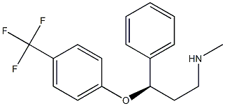 (R)-fluoxetine 结构式