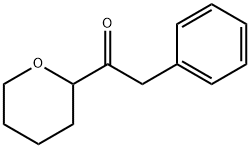 2-Phenyl-1-(tetrahydro-2H-pyran-2-yl)ethanone 结构式