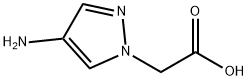 2-(4-amino-1H-pyrazol-1-yl)acetic acid 结构式