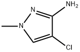 4-氯-1-甲基-1H-吡唑-3-胺 结构式