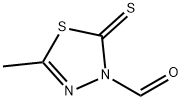 5-甲基-2-硫氧代-1,3,4-噻二唑-3(2H)-羧醛 结构式
