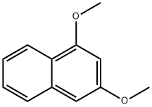 1,3-二甲氧基萘 结构式