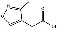 2-(3-甲基异噁唑-4-基)乙酸 结构式