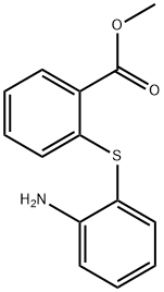 methyl 2-(2-aminophenylthio)benzoate 结构式