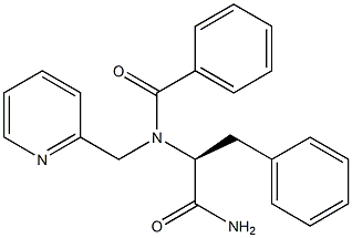 Nalpha-(phenylcarbonyl)-N-(pyridin-2-ylmethyl)phenylalaninamide 结构式