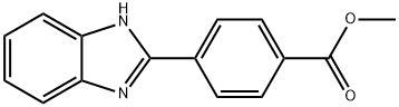 4-(1H-苯并[D]咪唑-2-基)苯甲酸甲酯 结构式