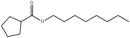 环戊甲酸辛酯 结构式